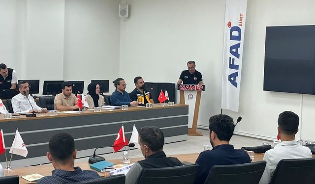 AFAD İl Müdürü  Akkoyun: “Afetlere Dirençli Bir Siirt İçin Çalışmalarımızı Kararlılıkla Sürdürüyoruz”