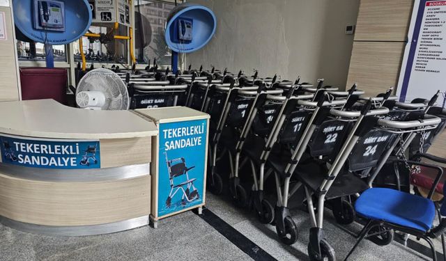 Siirt Eğitim ve Araştırma Hastanesinde Tekerlekli Sandalye Hizmetlerinde Kapasite Artırıldı