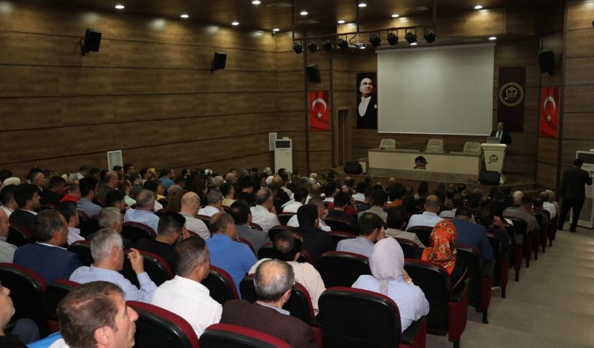 Siirt’te "Cimer Eğitim ve Bilgilendirme Toplantısı" yapıldı