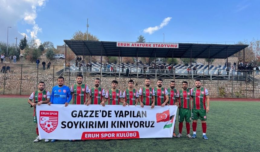 Eruh Spor Gazze’yi unutmadı