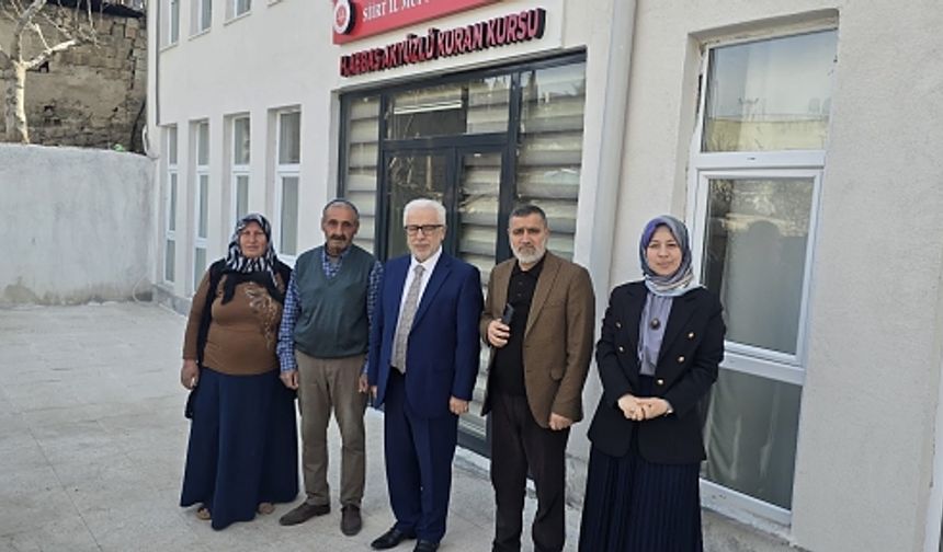 Siirt’te Yeni Kur’an Kursu Hizmete Girmeye Hazırlanıyor