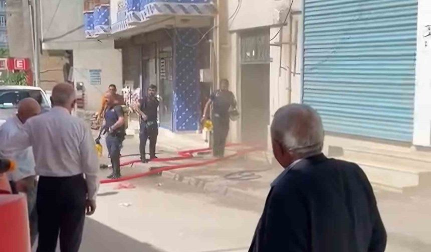 Siirt’te bodrum katta çıkan yangın söndürüldü