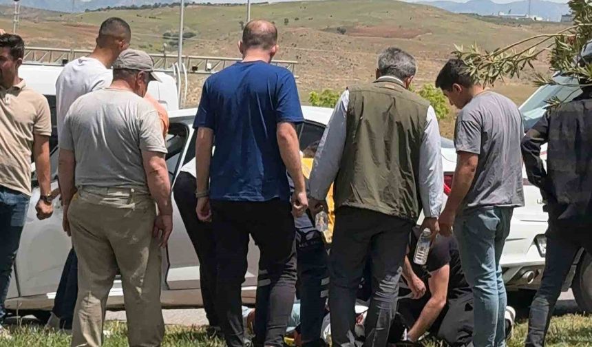 Siirt’te trafik kazası: 1 yaralı