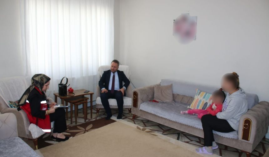 Aile ve Sosyal Politikalar İl Müdürü Sabri Sidar’ın Ev Ziyaretleri Devam Ediyor