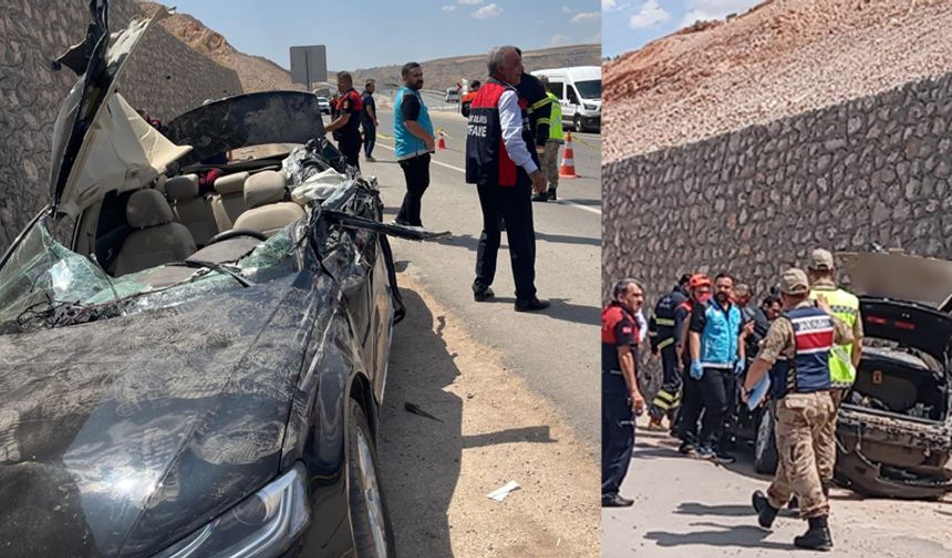 Siirt’te feci kaza: 2’si ağır 5 yaralı