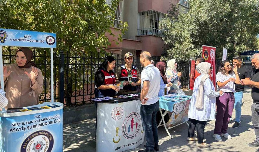 Siirt’te Şiddet ve Bağımlılıkla Mücadele Etkinliği Düzenlendi