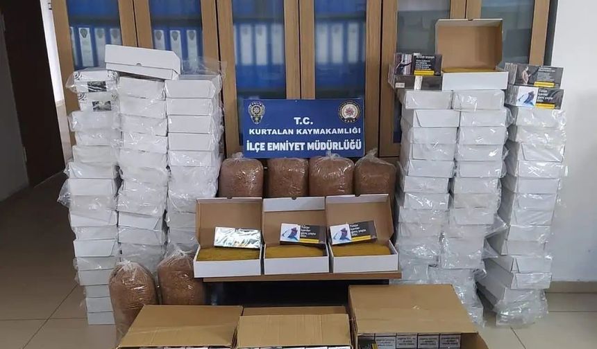 Siirt’te 140 Kilo Tütün ve 30 Bin Makaron Ele Geçirildi