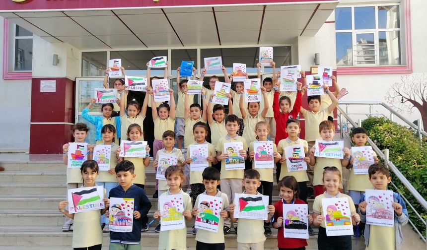 Minik Yüreklerden Filistin’e Anlamlı Destek