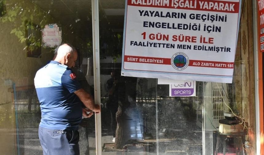 Siirt’te Zabıta Denetimleri Sıkılaştırdı