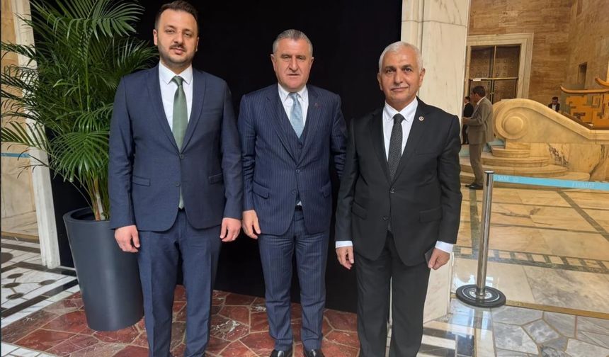 Gül ve Özturan’dan Gençlik ve Spor Bakanı Osman Aşkın Bak’a Ziyaret