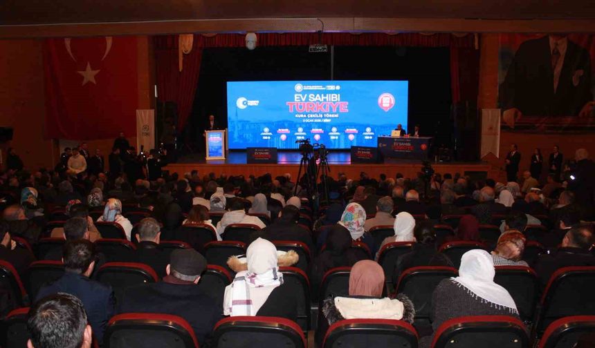 Siirt’te ‘Yüzyılın Konut Projesi’nde Bin 627 Konutun Hak Sahibi Belirlendi