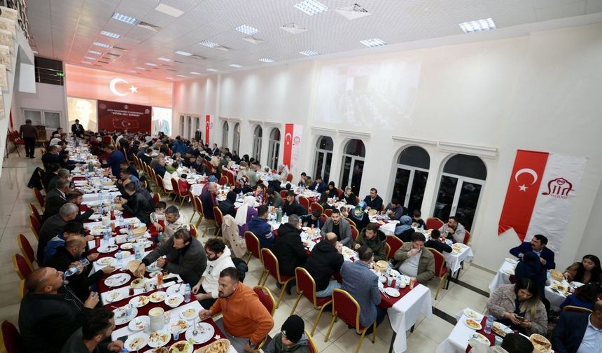 Siirt’te İlk İftar Şehit Aileleri ve Gazilerle Yapıldı