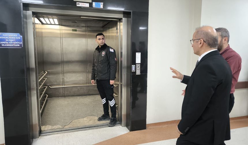 Siirt EAH'de Asansör Sorunu Çözüldü