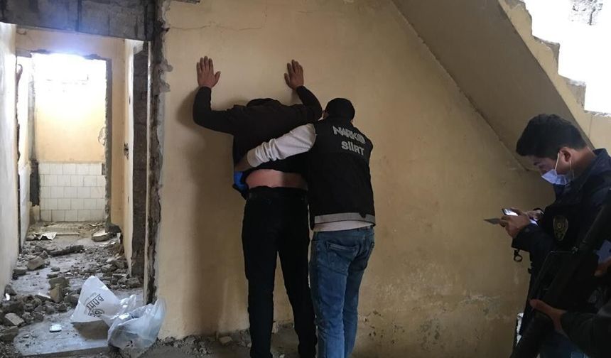 Siirt’te Uyuşturucu Operasyonu