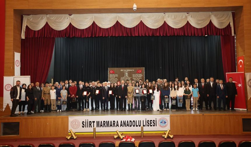 Siirt’te 18 Mart Şehitleri Anma Günü Kutlandı