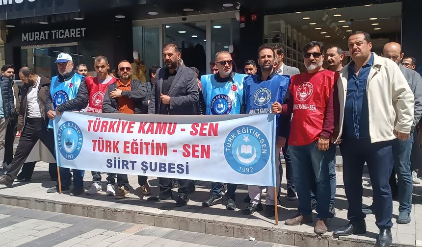 Türk Eğitim-Sen Siirt Şubesinden okullardaki şiddete sert tepki
