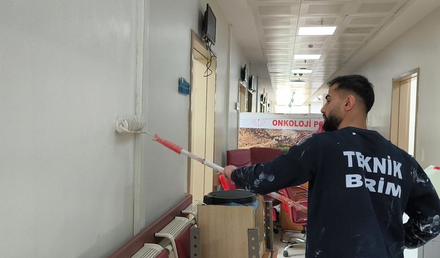 Siirt Eğitim ve Araştırma Hastanesi’nde Yenileme Çalışmaları  Devam Ediyor