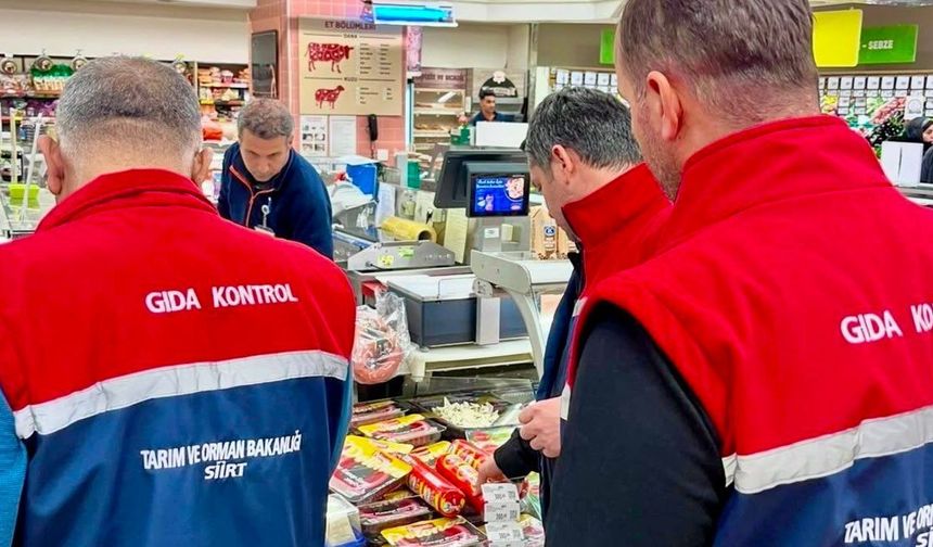 Siirt’te Kurban Bayramı Öncesi Fahiş Fiyat ve Etiket Denetimleri Sürüyor