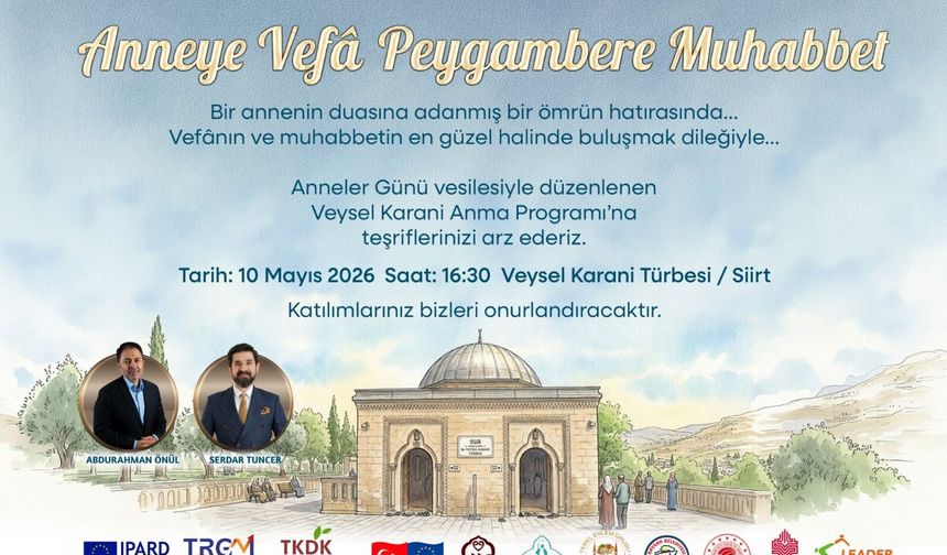 Siirt’te Anneler Günü’ne Özel Anlamlı Program