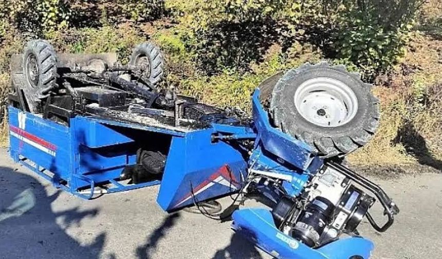 Siirt’te Tarım Aracı Takla Attı: Sürücü Yaralandı