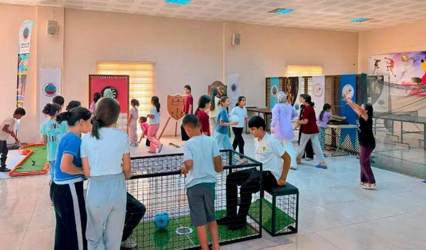 Çocukların Yaz Tatiline Spor ve Eğlence Renk Kattı