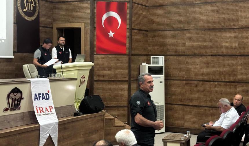 Siirt'te İRAP uzman teknik çalışma grubu çalıştayı gerçekleştirildi