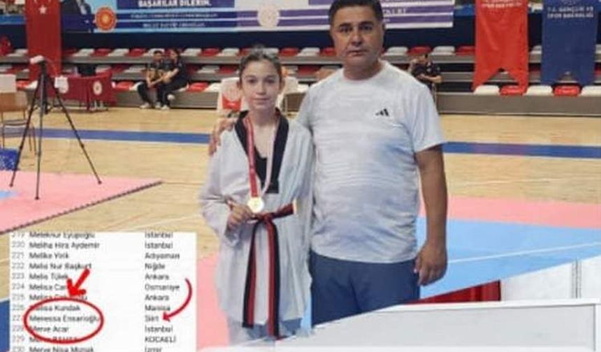 Siirtli Milli Sporcu Menessa Ensarioğlu Avrupa Milli Takım Seçmelerine Davet Edildi