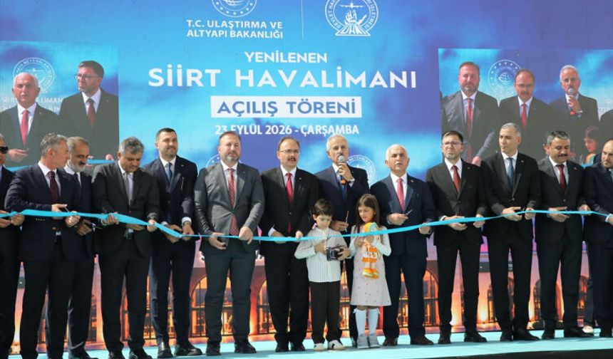 Bakan Uraloğlu: Siirt Havalimanı'nın Yıllık Yolcu Kapasitesini 250 Bine Çıkardık