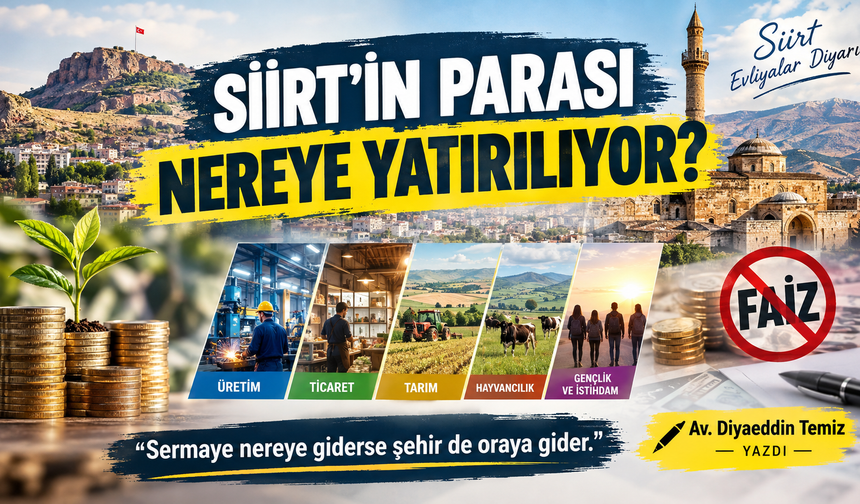 Siirt'in Parası Nereye Yatırılıyor?