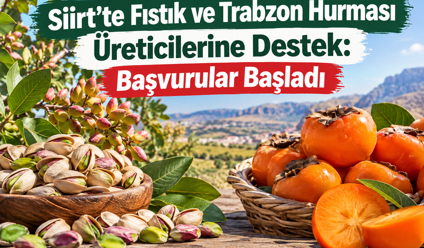 Siirt’te Üreticilere Destek