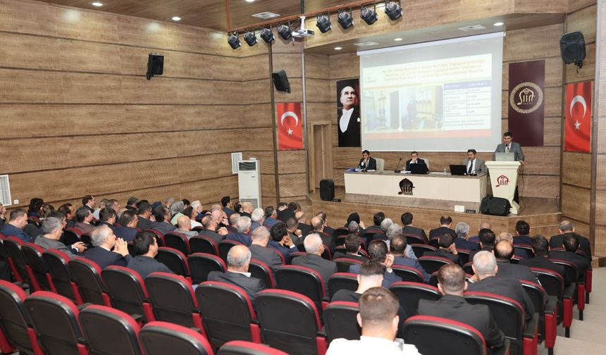 Siirt’te Kamu Yatırımları Masaya Yatırıldı