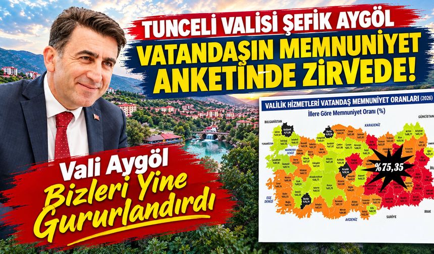 Siirtlilerin Eniştesi Tunceli Vali Şefik Aygöl, Vatandaş Memnuniyetinin Zirvesinde!